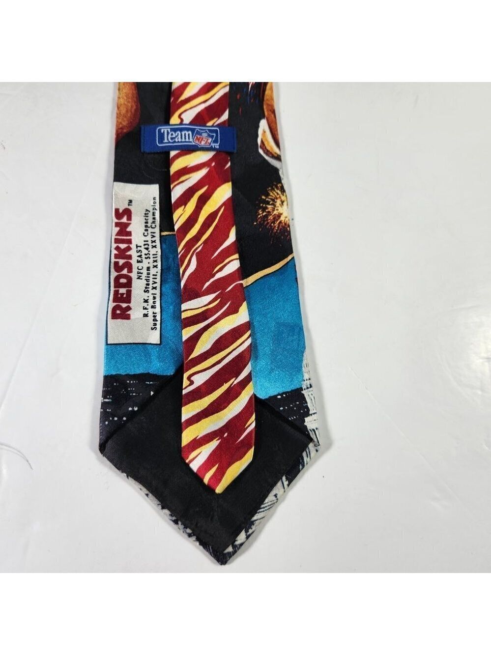 Washington Superbowl Redskins Necktie  Champion Commemorative Silk NFL - Picture 8 of 10